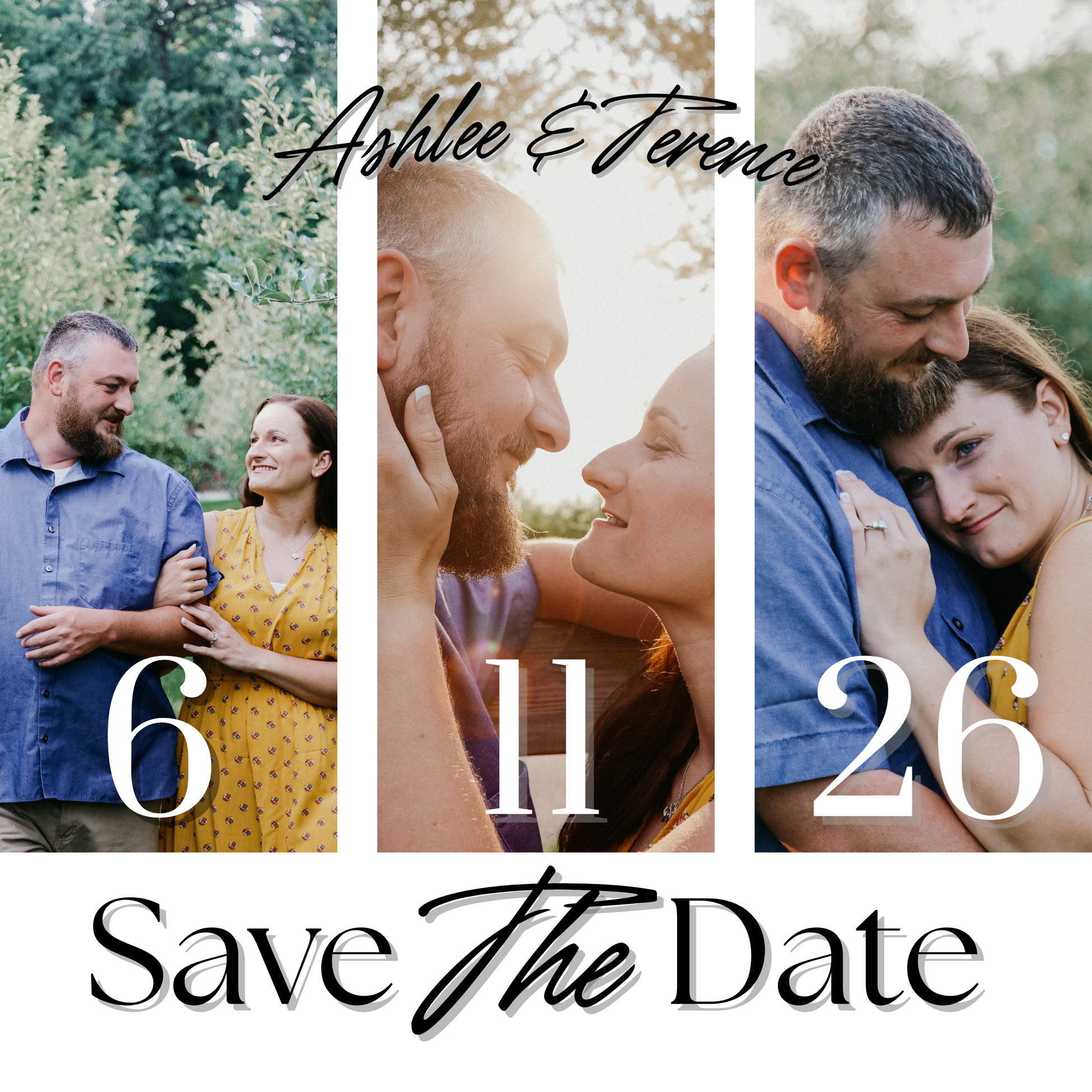 Save-the-Date Photo Magnet- Personalized Wedding or Event Reminder - Redeeming Skies Creative Company